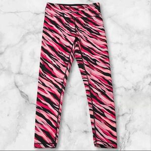 DKNY Pink & Black Woman's Athletic Yoga Leggings Size Small (S) C60